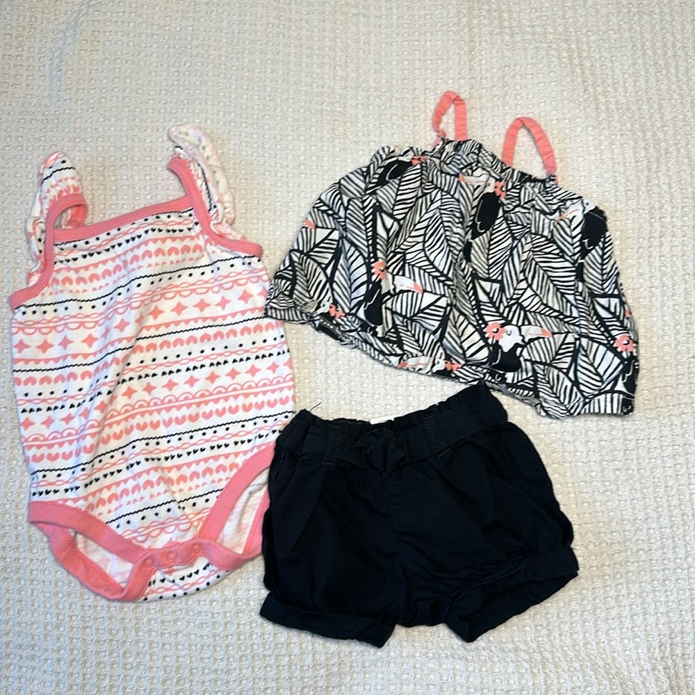 Gymboree baby girl 3 piece set 3-6 months